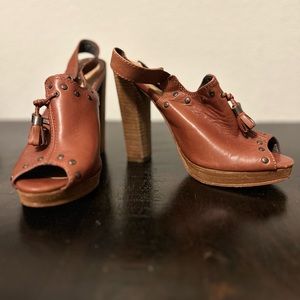 Diesel Mule. Size 8, leather.